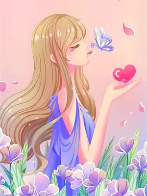 晚风拂过脸颊